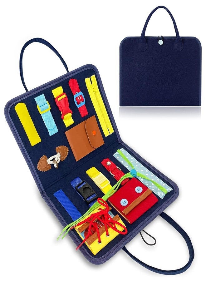 Bhavyam Kids Busy Book for 2 Years Toodles Learnings Zipping & Unzipping Skill Development fine Motor Skills Activities Toys Games to Keep Kids Busy in Travelling(1pcs) - Image 1